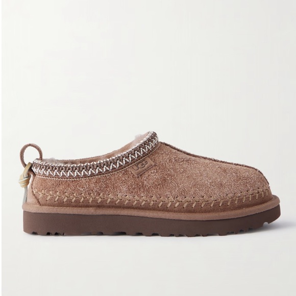 UGG Shoes - Tasman Biarritz shearling-lined brushed-suede slippers sz 10 (EUR 41)NWT IN BOX